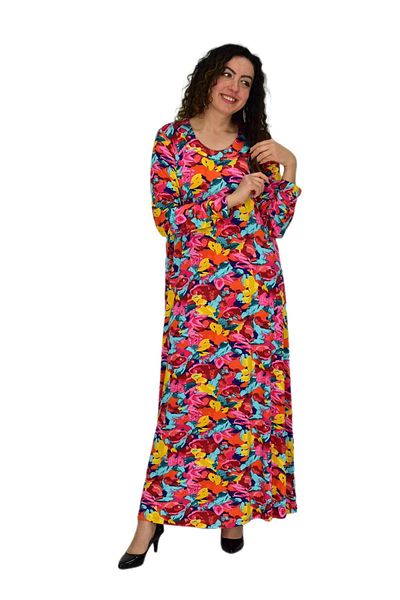 BAGLAN Women's Long Sleeve Lycra Viscose Dress Bgl-St04673