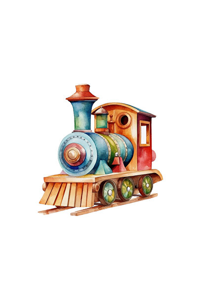 INOVATIX Комплект от 8 части, стикер за играчка парен локомотив, INOVATIX®. 6...