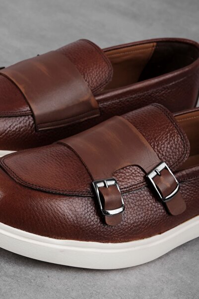 MY DERİ Shany Men's Genuine Leather Casual Shoes 3908