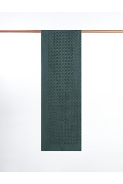 Kayra Μονόγραμμα με μοτίβο βαμβακερό σάλι με μίντα