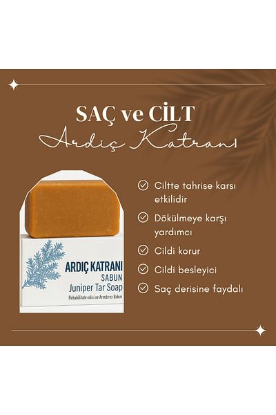 HACIFAKIOĞLU Hacıfakıoğlu Juniper Tar Soap 130Gr
