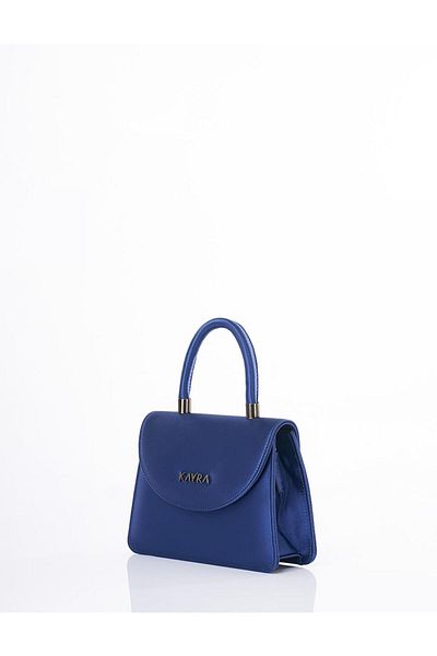 Kayra Mini Geantă Satin Indigo