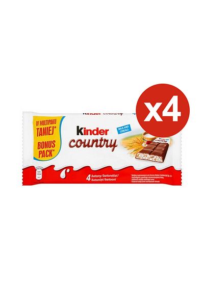 Kinder Country T4 Stick 94g x4PCS