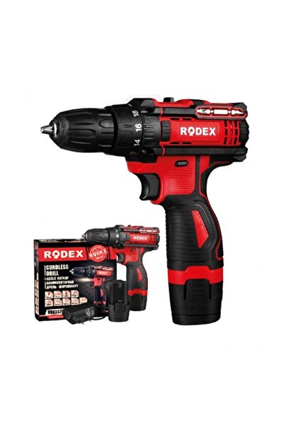 Rodex AKÜLÜ VİDALAMA 12V 1,3A Tek Akü (KUTULU)
