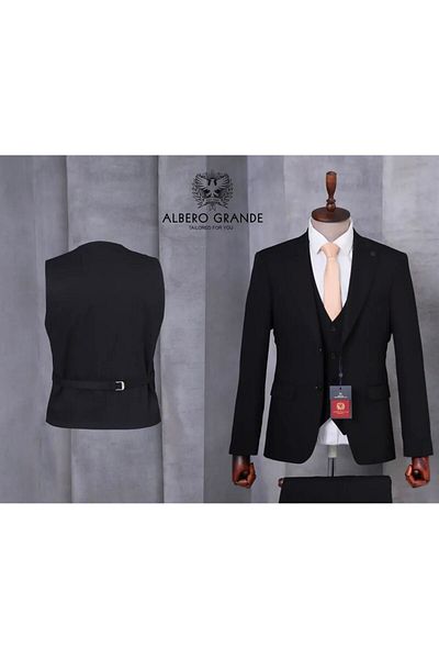 OEM Men's suit, Alberto Grande, 3 pieces, Slim fit