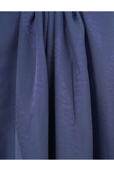Kayra Geometric Pattern Sapphire Shawl Blue