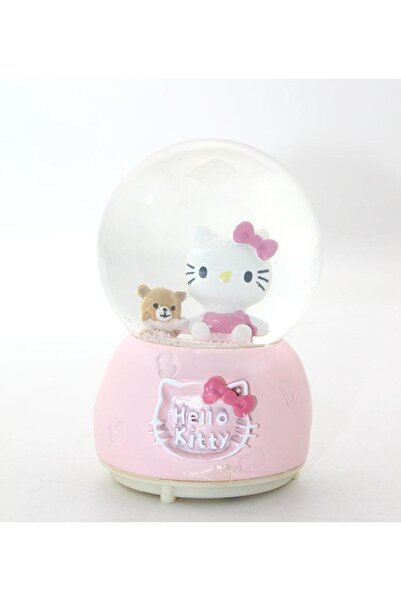 SOBEPY Hello Kitty Işıklı Müzikli Kar Küresi 13 Cm Alk1788