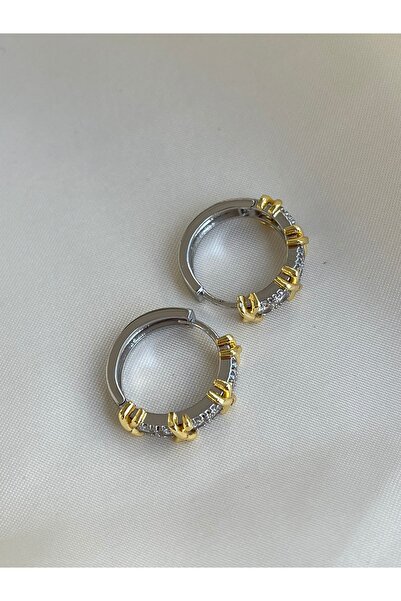 Twinssis Accessories Zircon Stone Xox Hoop Earrings