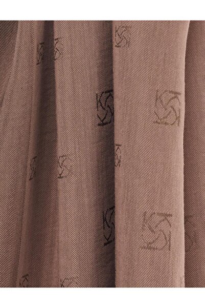 Kayra Φυσικό καφέ σάλι με λογότυπο