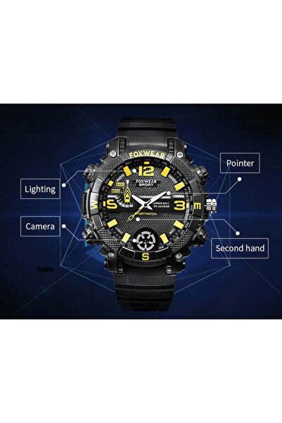 Minitechnics Full HD video camera in 32GB wristwatch, voice recorder and camera