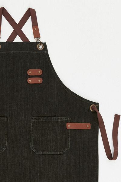 Monki Haus Workshop Barista Ceramic Cook Master Chef Florist Pastry Cook Gray Jeans Denim Apron