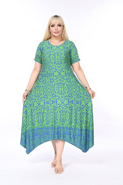 CNG MODA Plus Size Summer Premium Combed Cotton Dress