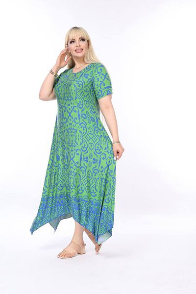 CNG MODA Plus Size Summer Premium Combed Cotton Dress