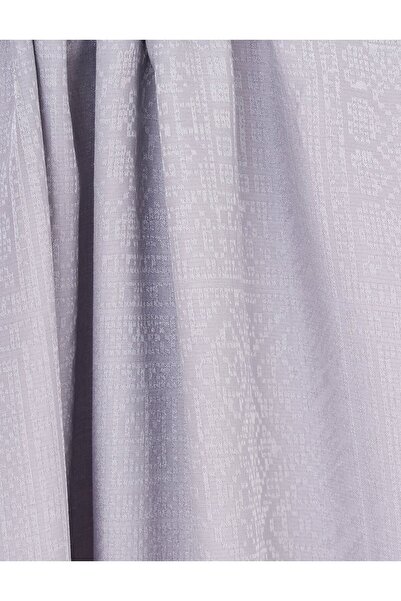 Kayra Ethnic Pattern Sapphire Shawl Gray