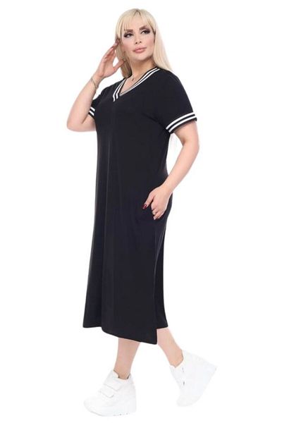 CNG MODA Plus Size Summer Premium Combed Cotton Dress