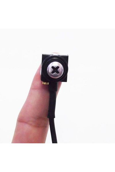 Minitechnics Mini CCTV surveillance camera hidden in screw head, sound, 600 TVL