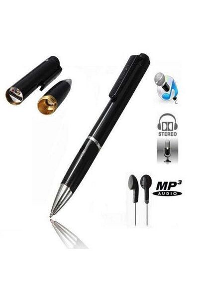Minitechnics Voice Recorder Sound Recording 10 Hours - 8Gb Memory In Pen SliPen8GbUR