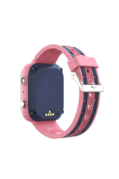 Minitechnics Smart watch for children with GPS location, video calling, Geofence, Android and IOS application, Pink Ro