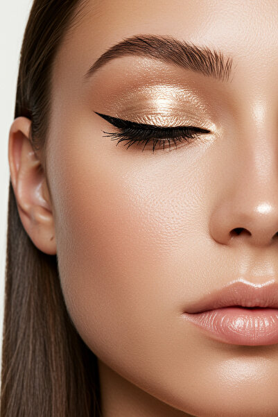 Trendyolmilla Beauty Metallic Liquid Eyeshadow Golden Crush Tkzss25Gr00002