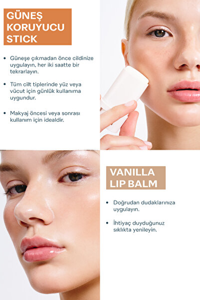 Propia Güneş Koruyucu Sun Stick Ve Lip Balm Favori İkilisi