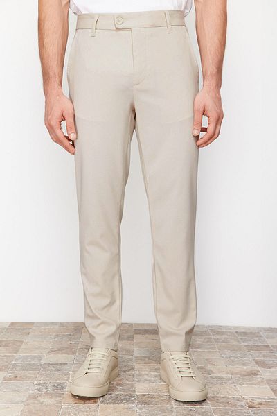 Trendyol Collection Stone Slim Fit Italian Cut Chino Fabric Pants TMNAW23PL00034