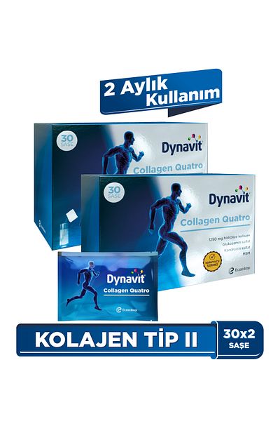 Dynavit كولاجين كواترو كولاجين مرطب 30 كيس × 2 قطعة