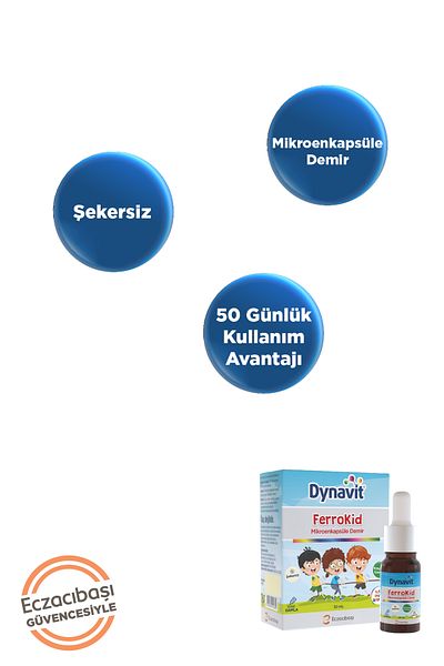 Dynavit Ferrokid Drop 30 ml - Microen Encapsulated Iron