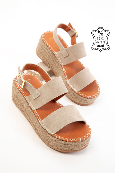 SOHO Skin Suede Genuine Leather Women's Sandals 20683