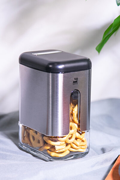 Karaca Shinex Inox Glass Storage Container 750 ml