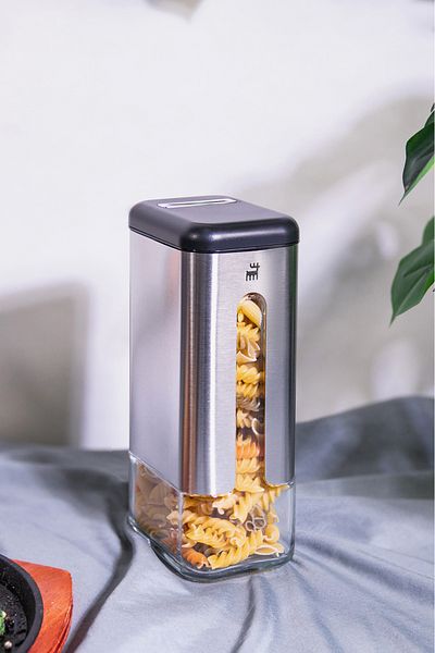 Karaca Shinex Inox Glass Storage Container 1210 ml