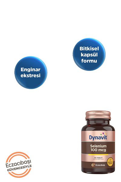 Dynavit Selenium 100 Mcg - 90 Tablets Selenium Supplement