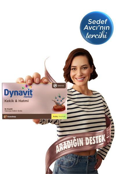 Dynavit Herbal Kekik & Hatmi 16 Pastil - Kekik, Hatmi, Ebegümeci, Zencefil
