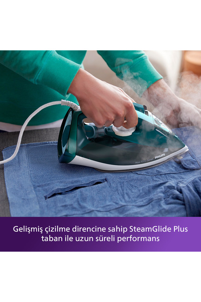 Philips Σίδερο ατμού 7000 Series HV, 2800W, Συμπαγές και αναδιπλούμενο, 250 g Shot of Steam, DST7031/70