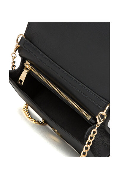 Love Moschino Portfolio Wallet s detailem loga a odnímatelným řetízkovým popruhem - JC5643PP1MLB0000