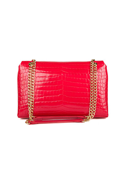Love Moschino Borsalino Pu Croco Rosso