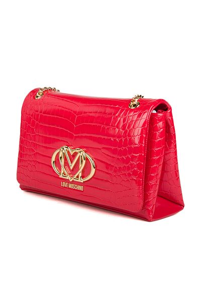 Love Moschino Borsalino Pu Croco Rosso