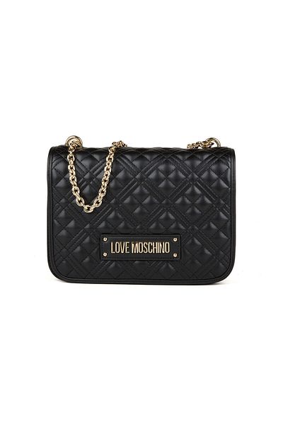 Love Moschino Geantă neagră de umăr pentru femei JC4000PP1M000