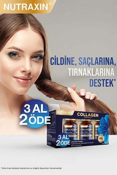 Nutraxin Beauty Gold Collagen - 30 Tablets, BUY 3 GET 2