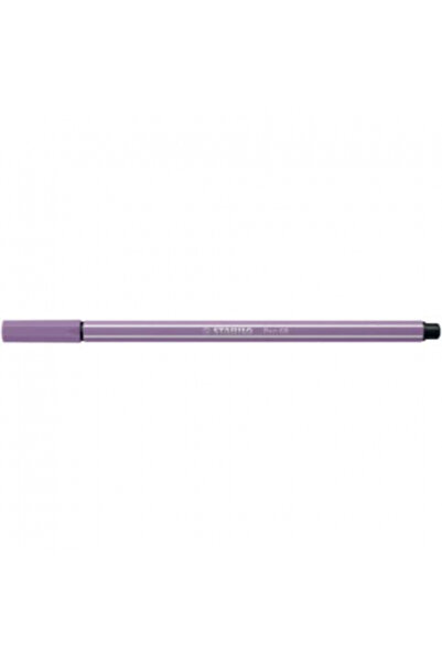 Stabilo - Keçe Uçlu Boya Kalemi - Pen 68 - Gri Menekşe