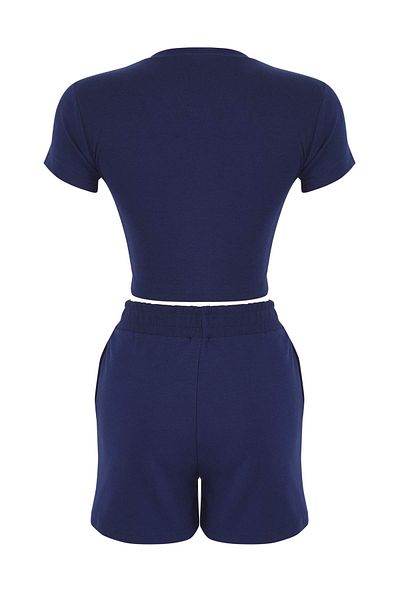 Trendyol Collection Navy Blue Knitted Bottom - Top Set Twoss25Au00119