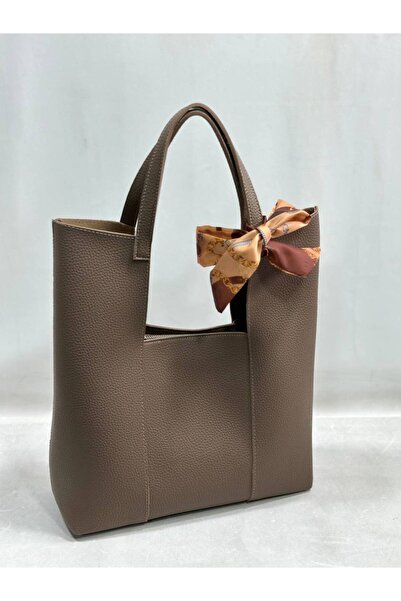 CKN Dámská kabelka do ruky a přes rameno Sedat z pravé kůže - s taškou pro štěně