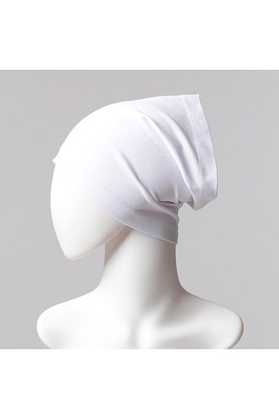 MİRSOY SCARF Pipe Bonnet - White Design