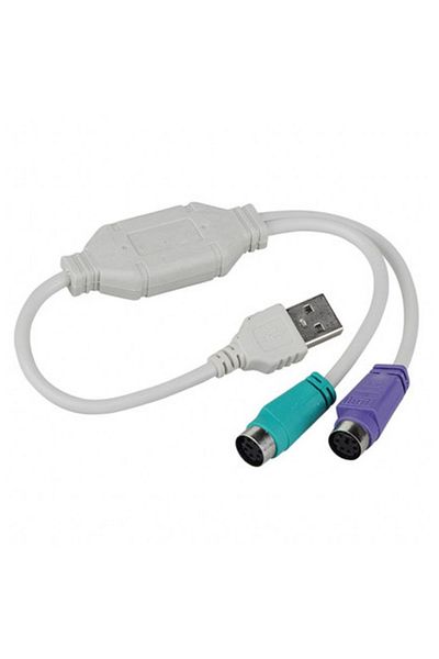Choice Other White 1pc Usb Male To Ps/2 Ps2 Female Converter Cable Cord Converter Adapter Keyboard