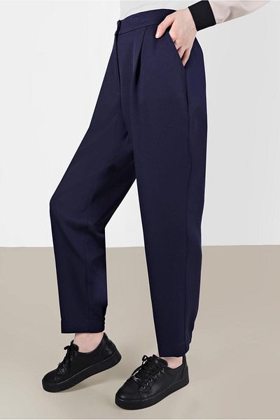 Alvina Carrot Trousers with Elastic Legs 70373