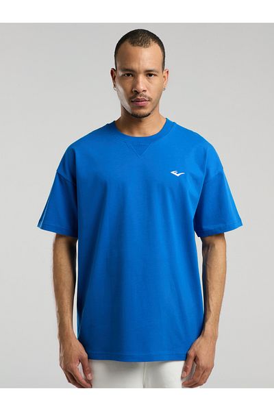 EVERLAST Ανδρικό μπλουζάκι Ever Classics Oversize με στάμπα στην πλάτη Dark Indigo