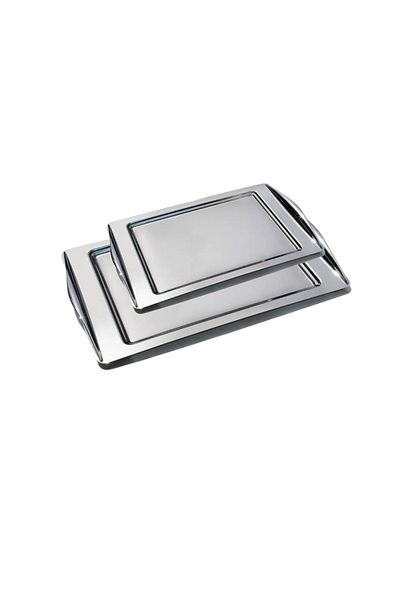Nehir Kuzey 2-Piece Plain Steel Tray