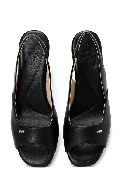 Nine West ASIEN 3FX Siyah Kadın Comfort Sandalet