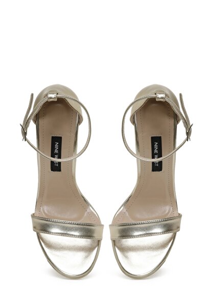 Nine West DELGE 3FX Gold Women's Heeled Sandals