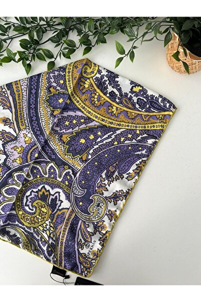 İpekhan Λεπτό βαμβακερό κασκόλ με εξαιρετικό σχέδιο