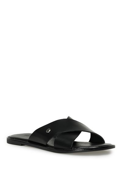 Nine West Yukka 3fx Siyah Kadın Düz Terlik